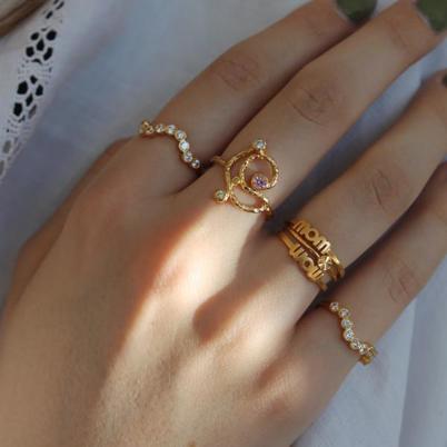 Stine A Tres Petit Etoile Ring Gold shop her