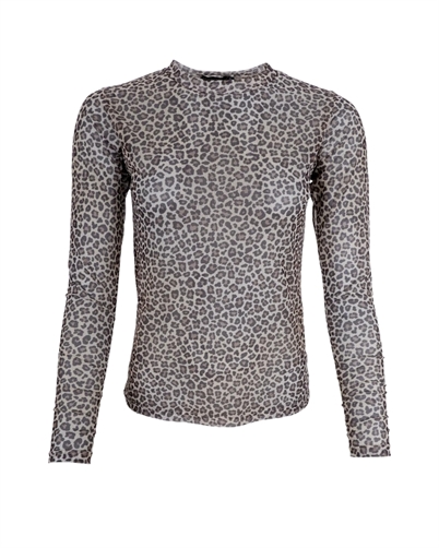 Black Colour Bcflorence Mesh Bluse Leopard Shop Online Hos Blossom