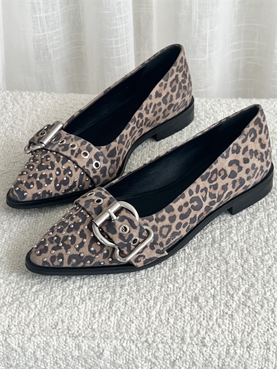 Copenhagen Shoes As The Move Ballerina Leopard Shop Online Hos Blossom