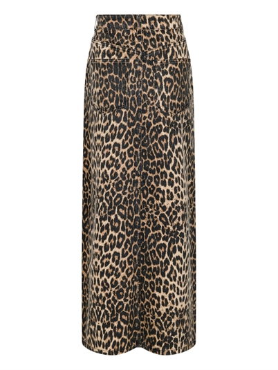 Neo Noir Frankie Leopard Nederdel Leopard-Shop Online Hos Blossom