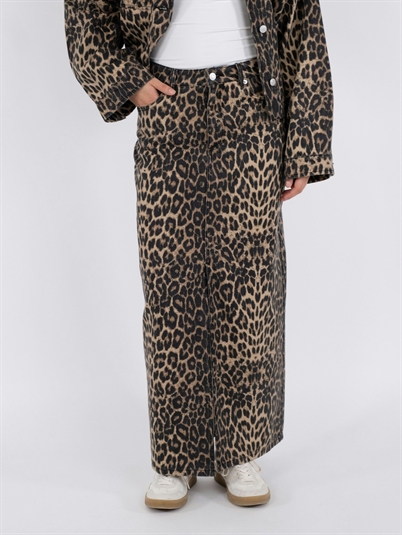 Neo Noir Frankie Leopard Nederdel Leopard-Shop Online Hos Blossom