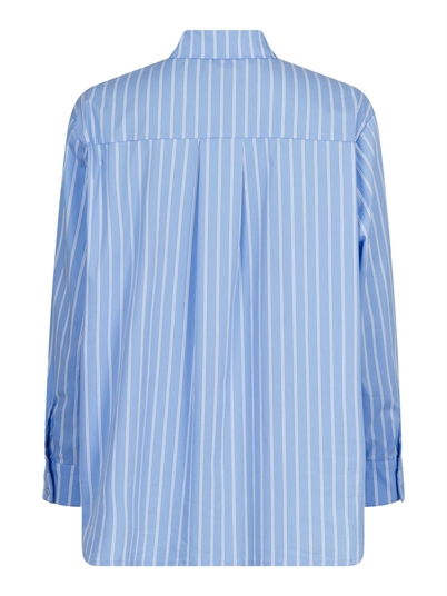 Neo Noir Dalma Double Stripe Skjorte Light Blue - Shop Online