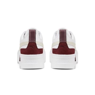 Puma Mayze Luxe Wns Sneakers White Dusty Plum - Shop Hos Blossom