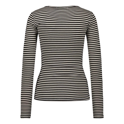 Sofie Schnoor SNOS433 Bluse Black Striped-Shop Online Hos Blossom